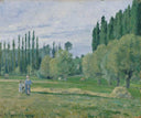 Haymaking by Camille Pissarro — rural oil painting wall art, Impressionism