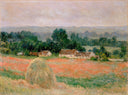 Haystack at Giverny by Claude Monet — hand-painted landscape oil painting reproduction on canvas