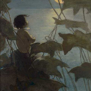 He Looked Up at the Broad Yellow Moon and Thought That She Looked at Him