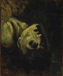 Head of a Drowned Man by Théodore Géricault — hand-painted animal oil painting reproduction on canvas