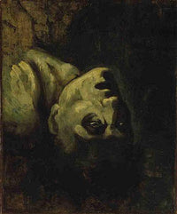 Head of a Drowned Man by Théodore Géricault — hand-painted animal oil painting reproduction on canvas
