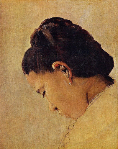 Head of a Girl in study