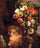 Head of a Woman with Flowers in modern living room