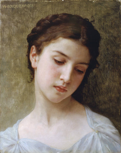 Head Of A Young Girl in dining room