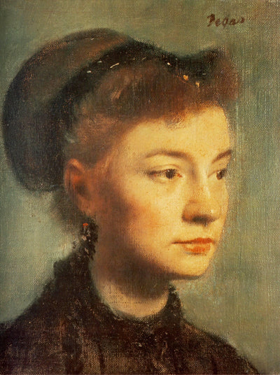 Head of a Young Woman in kitchen