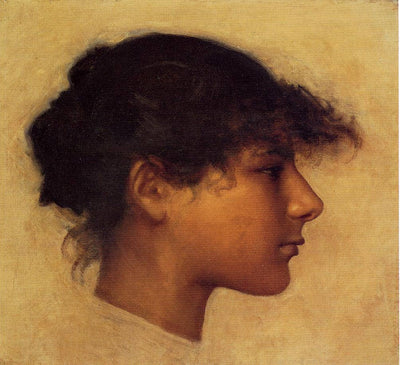 Head of Anacapri Girl in study