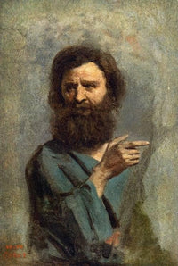 Head of Bearded Man (Study for The Baptism of Christ )