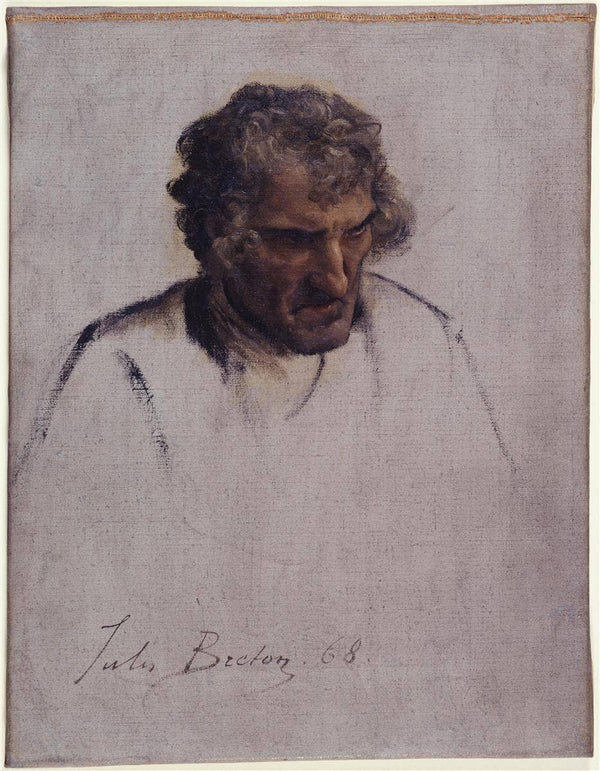 Head of Breton, Study for Pardon