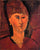 Head of Red-haired Woman in dining room