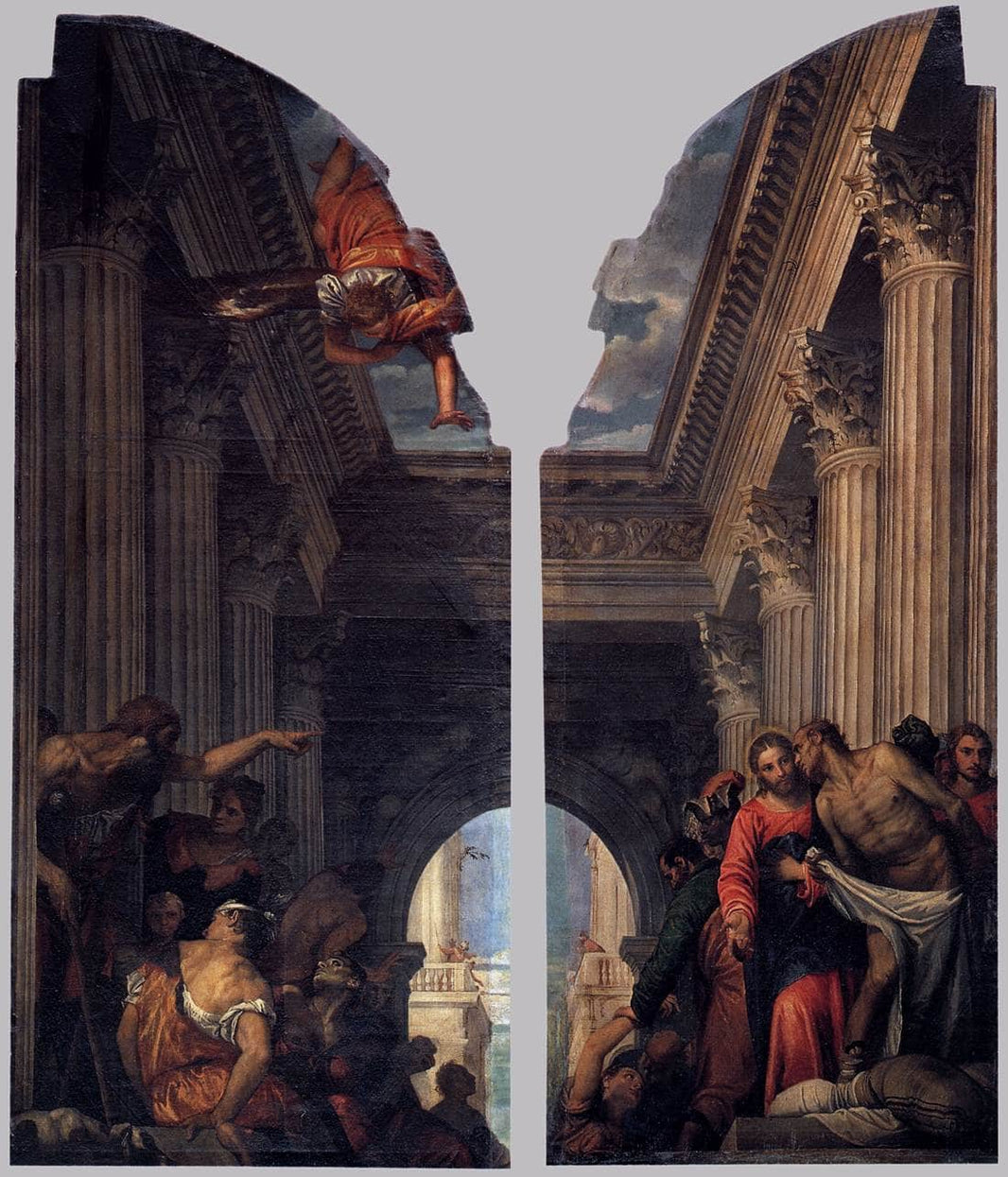 Healing of the Lame Man at the Pool of Bethesda by Paolo Veronese — hand-painted cultural oil painting reproduction on canvas