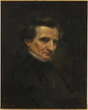 Hector Berlioz by Gustave Courbet — male oil painting wall art, Realism