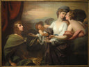 Helen Brought From Paris by Benjamin West — hand-painted cultural oil painting reproduction on canvas