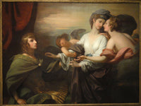 Helen Brought From Paris by Benjamin West — hand-painted cultural oil painting reproduction on canvas