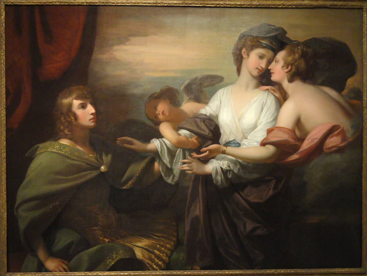 Helen Brought From Paris by Benjamin West — hand-painted cultural oil painting reproduction on canvas