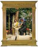 Helena and Hermia by Edward Poynter — hand-painted portrait oil painting reproduction on canvas
