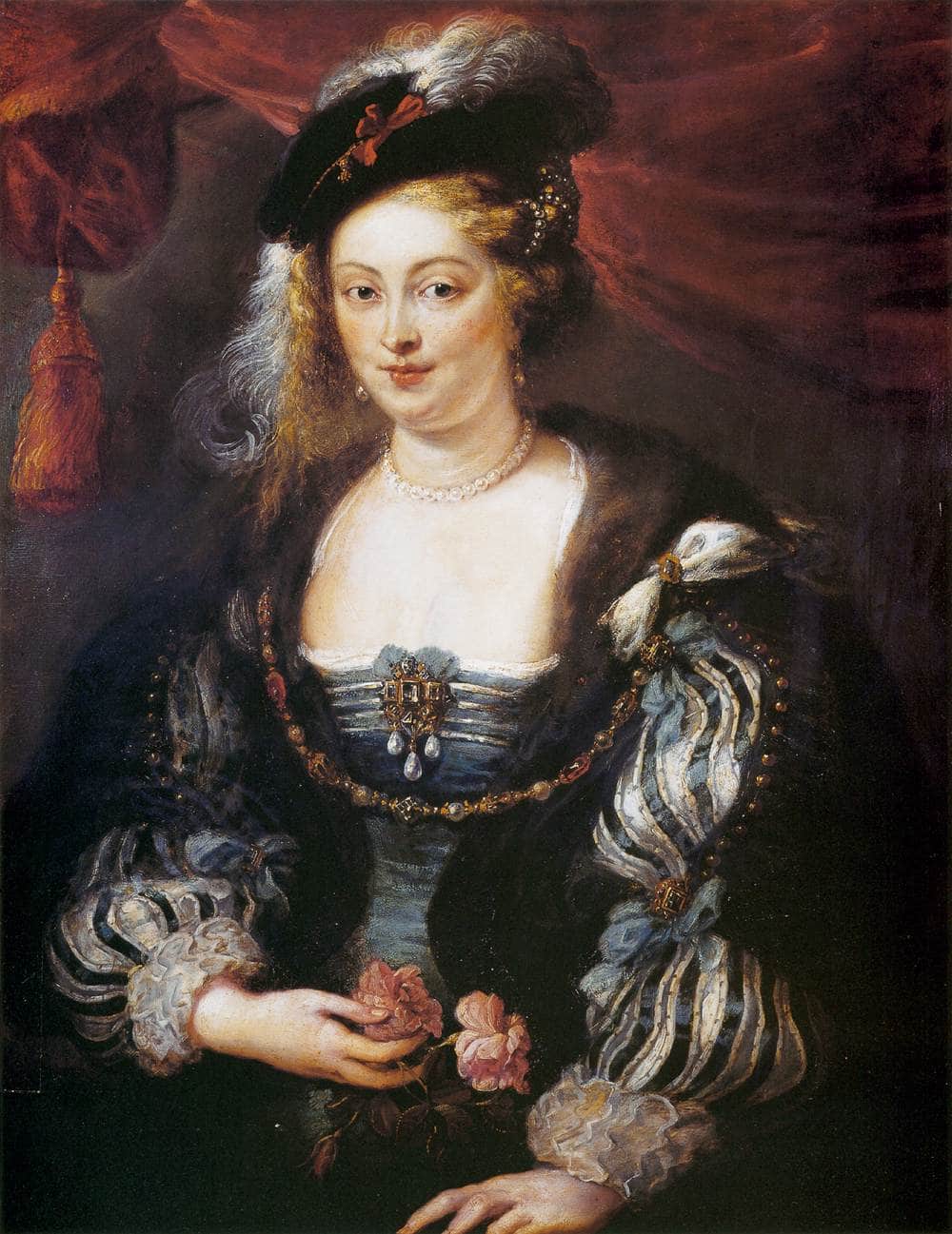 Helena Fourment by Peter Paul Rubens — hand-painted portrait oil painting reproduction on canvas