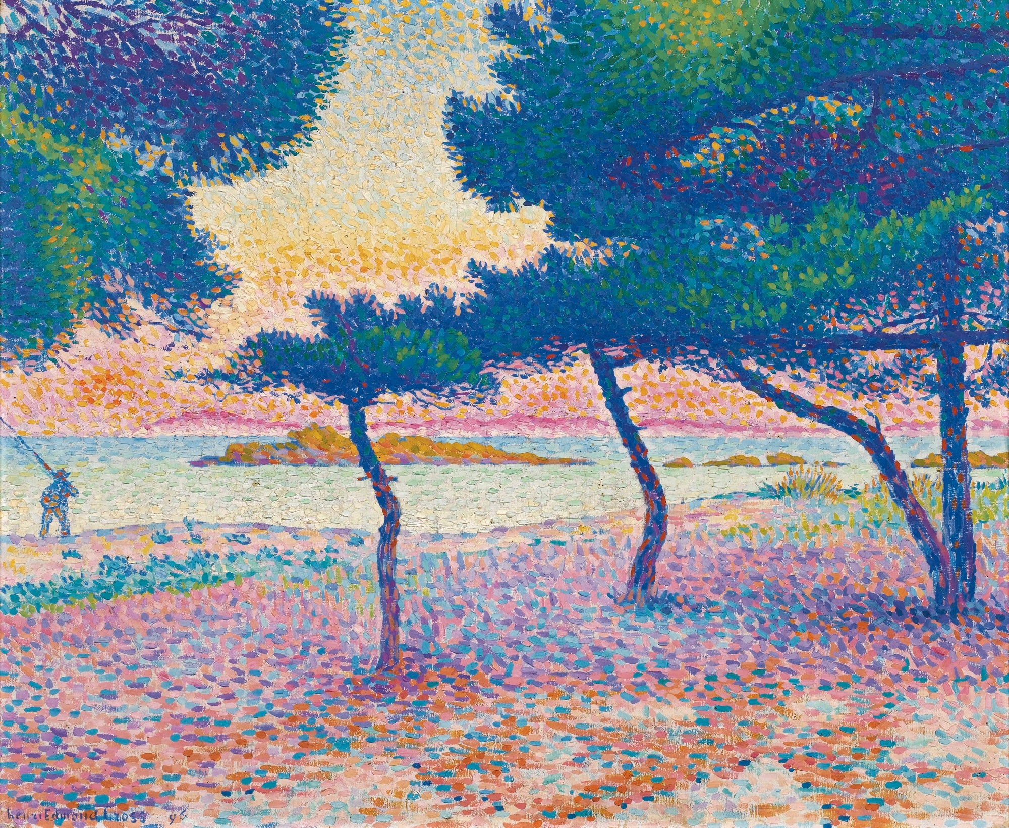 La Plage de Saint-Clair - Henri-Edmond Cross