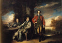 Henri Fane with His Guardians by Joshua Reynolds — male oil painting wall art, Rococo