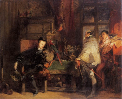 Henri III and Don Juan of Austria by Richard Parkes Bonington — oil painting reproduction
