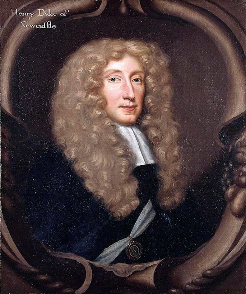 Henry Cavendish (1630â1691), 2nd Duke of Newcastle by Mary Beale — hand-painted portrait oil painting reproduction on canvas
