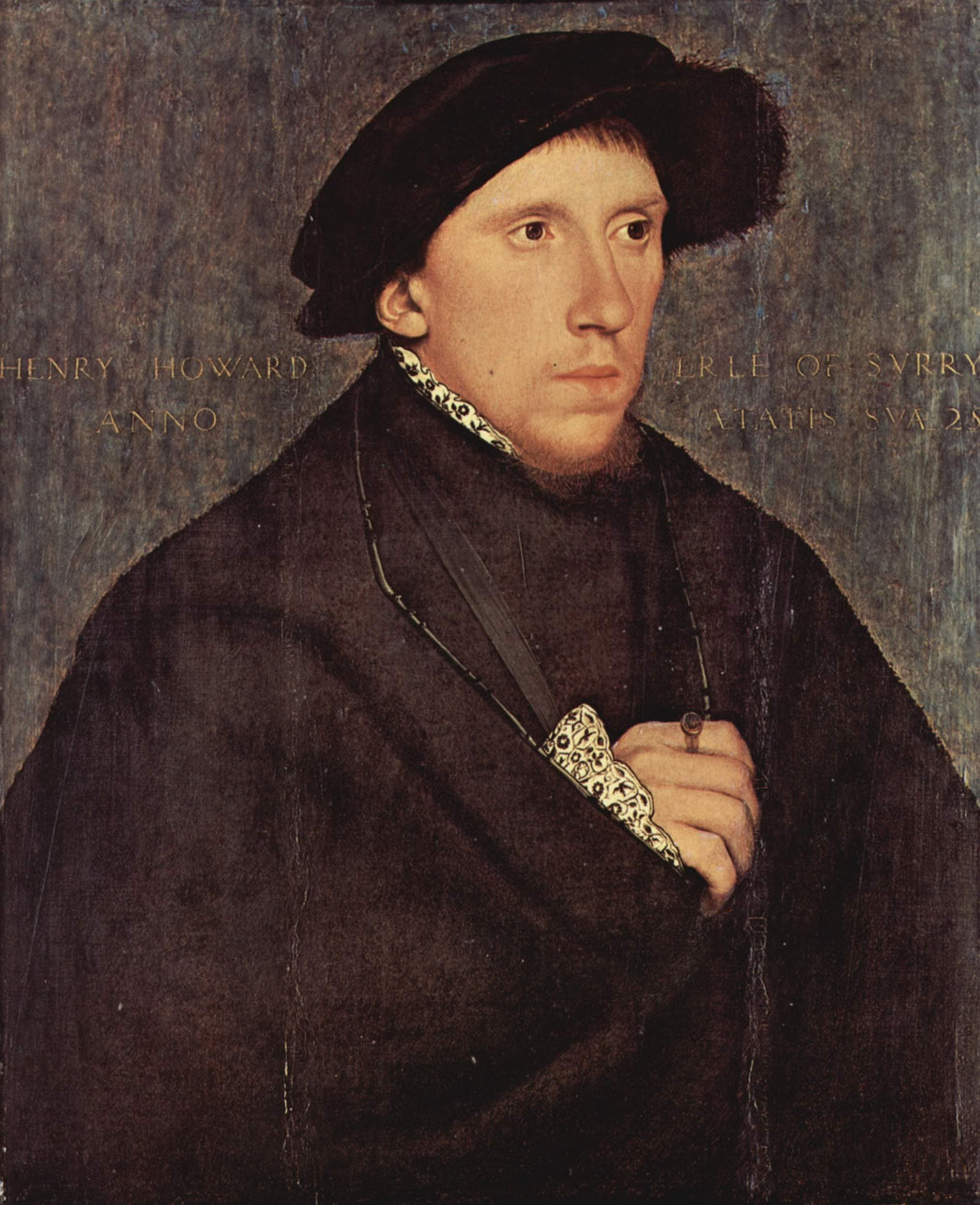Henry Howard, Earl of Surrey by Hans Holbein the Younger — hand-painted portrait oil painting reproduction on canvas
