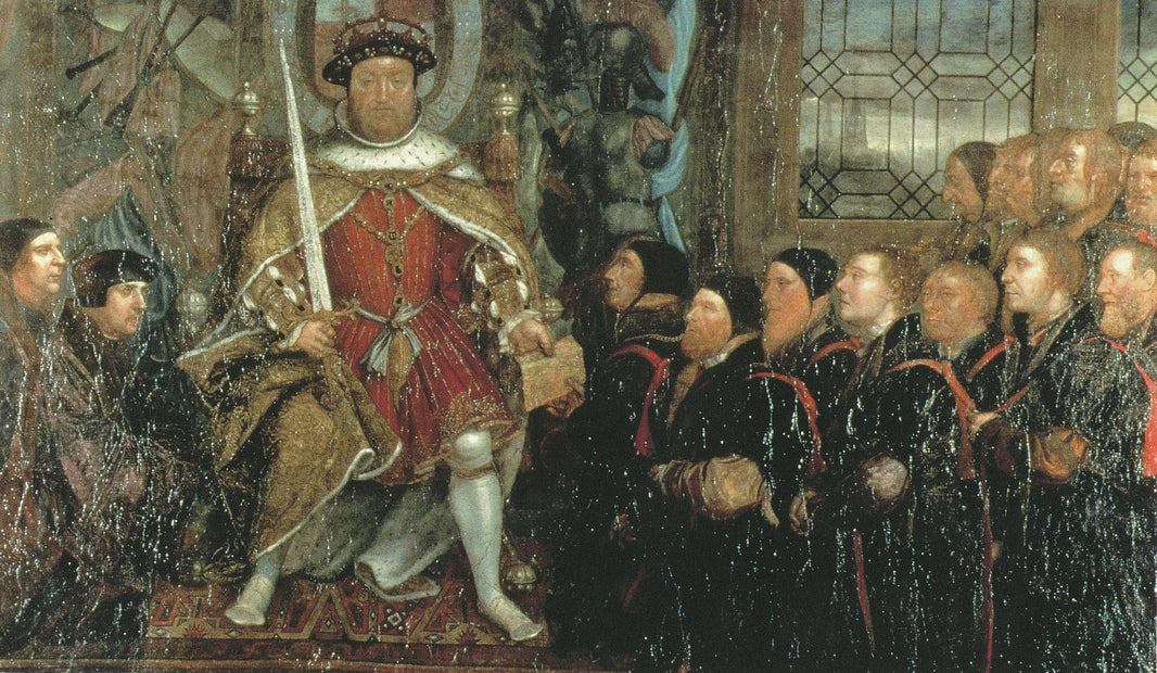 Henry VIII and the Barber Surgeons by Hans Holbein the Younger — hand-painted portrait oil painting reproduction on canvas