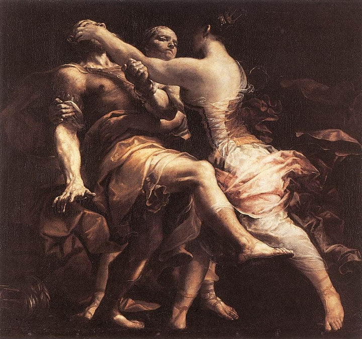 Hecuba Blinding Polymnestor by Giuseppe Maria Crespi — hand-painted cultural oil painting reproduction on canvas
