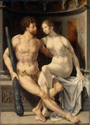 Hercules and Deianeira by Mabuse — hand-painted cultural oil painting reproduction on canvas