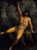 Hercules on the Pyre by Guido Reni — male oil painting wall art, Baroque