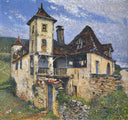 Herm's house by Henri Martin — hand-painted architectural oil painting reproduction on canvas