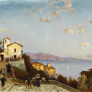 Mountain Village on the Ligurian Coast (cinque Terre?)