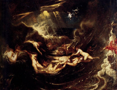 Hero and Leander in dining room