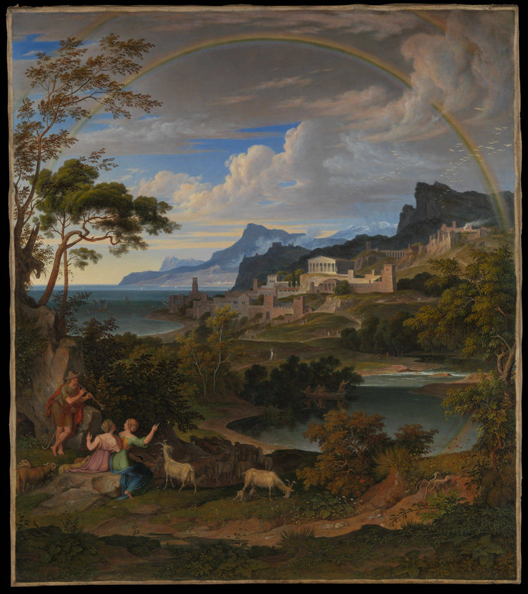 Heroic Landscape with Rainbow - Joseph Anton Koch