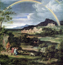 Heroische Landschaft Mit Regenbogen by Joseph Anton Koch — hand-painted landscape oil painting reproduction on canvas