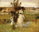 Hide and Seek by Berthe Morisot — hand-painted botanical oil painting reproduction on canvas