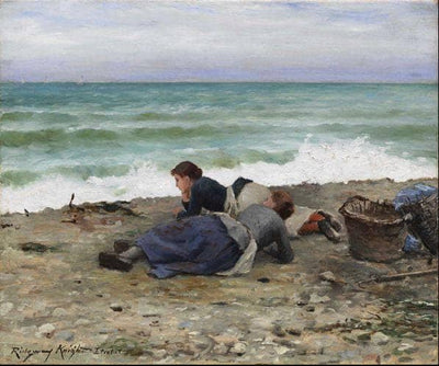 High Tide, Étretat by Daniel Ridgway Knight — oil painting reproduction