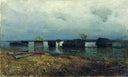 High waters by Isaac Levitan — seascapes oil painting wall art, Realism