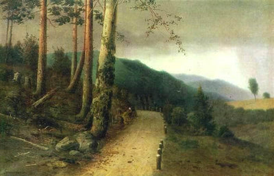 Highlands of Armenia. Road to Dilijan. by Gevorg Bashindzhagian — oil painting reproduction