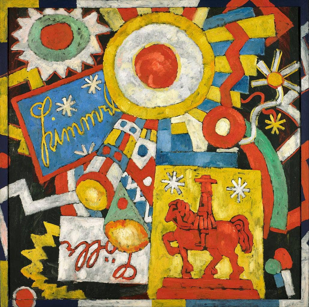 Himmel by Marsden Hartley — hand-painted abstract oil painting reproduction on canvas