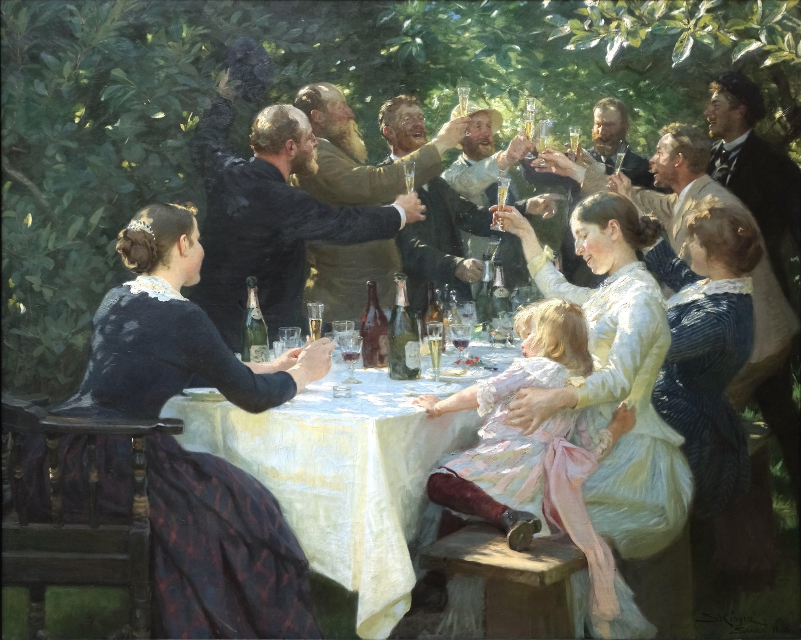 Hip, Hip, Hurrah! Artists' Party at Skagen