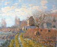Hoar Frost St. Martin s Summer (Indian Summer) by Alfred Sisley — hand-painted architectural oil painting reproduction on canvas