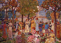 Holidays by Maurice Prendergast — hand-painted abstract oil painting reproduction on canvas