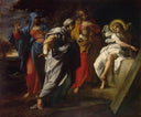 Holy Women at Christ' s Tomb by Annibale Carracci — religion oil painting wall art, Baroque