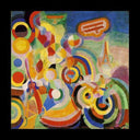 Homage to Bleriot by Robert Delaunay — hand-painted abstract oil painting reproduction on canvas