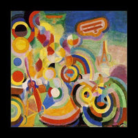 Homage to Bleriot by Robert Delaunay — hand-painted abstract oil painting reproduction on canvas