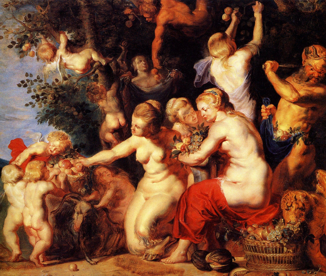 Homage to Pomona by Jacob Jordaens — hand-painted cultural oil painting reproduction on canvas