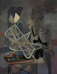 Hommage à Naum Gabo (Homage to Naum Gabo) by Jankel Adler — hand-painted abstract oil painting reproduction on canvas