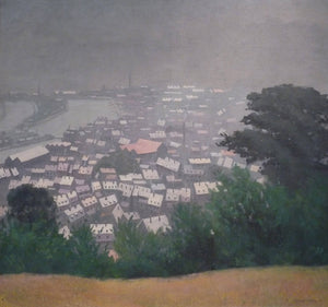 Honfleur in the mist - Felix Vallotton