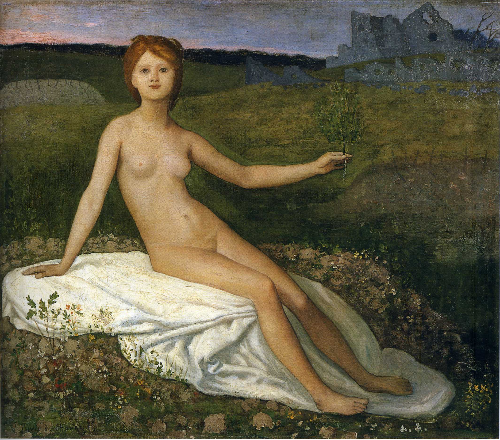 Hope - Pierre Puvis de Chavannes