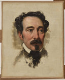 Horace Vernet by Paul Delaroche — hand-painted portrait oil painting reproduction on canvas